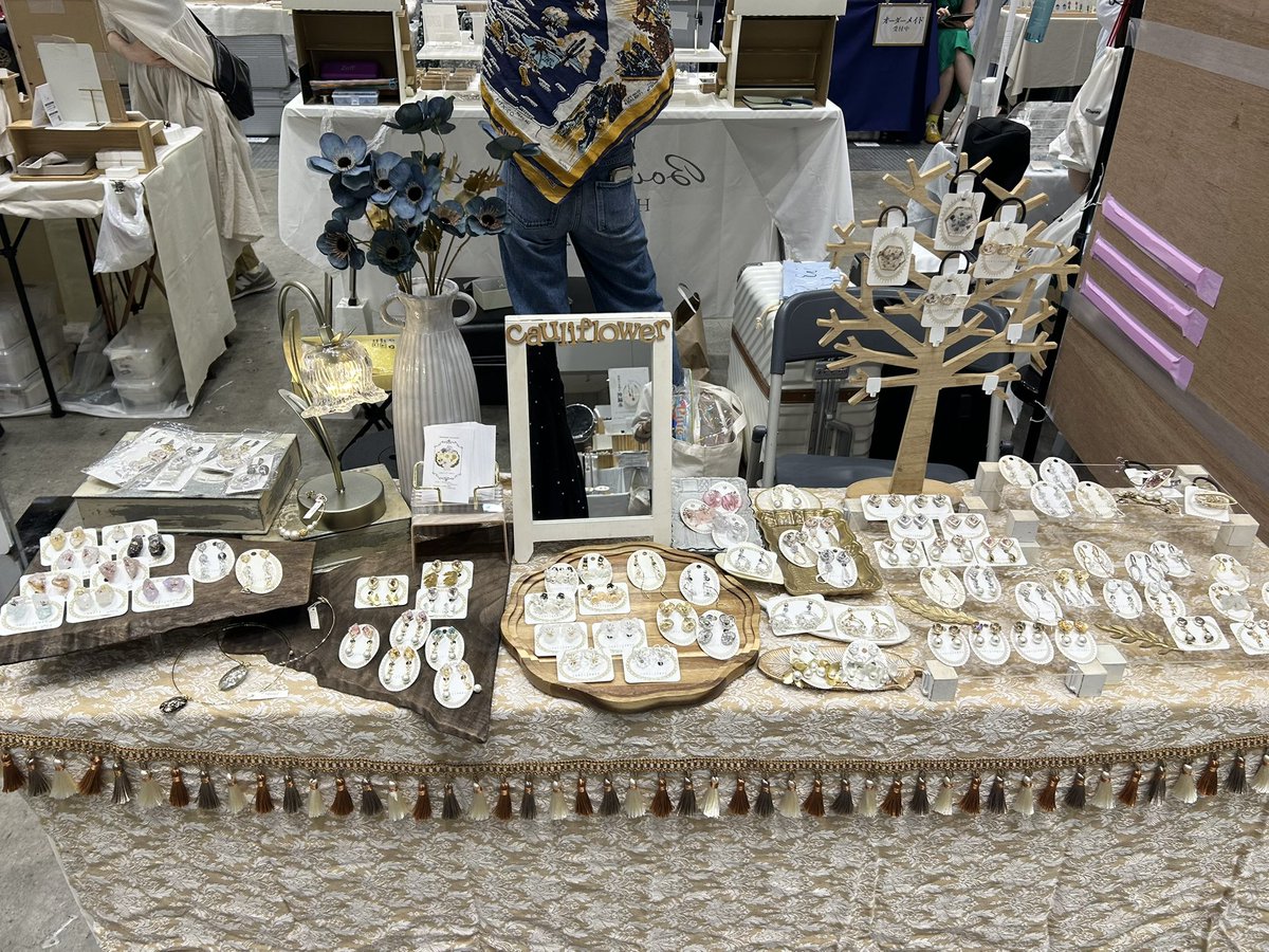ChataroMyan's tweet photo. ハンドメイドインジャパンフェスに出展しています！Ａ-110ブースでお待ちしております🌼 https://t.co/oc2aVuohtj