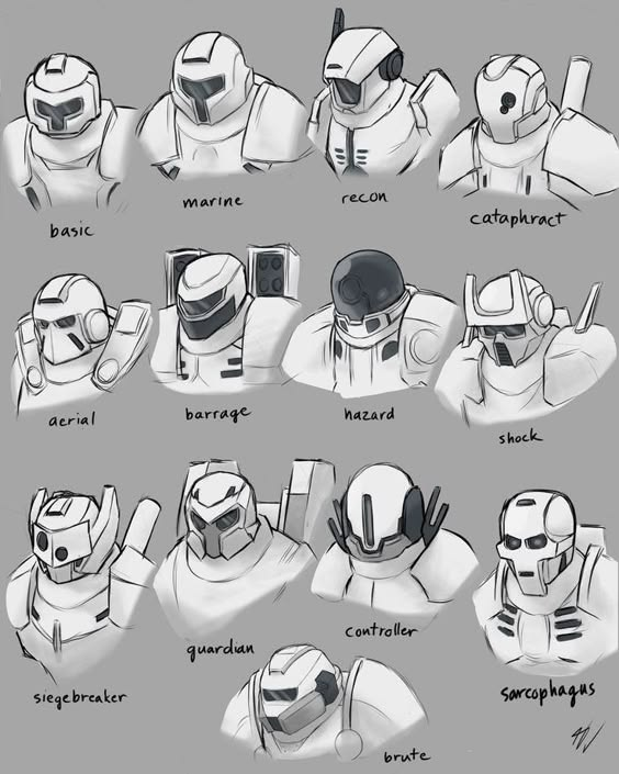 pinkubeauty's tweet photo. Strong helmet shapes make every warrior instantly recognizable. https://t.co/UWrVFqeW31