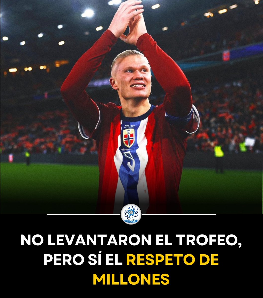 EnsedeCiencia's tweet photo. Noruega luchó hasta el último minuto y, aunque el resultado no estuvo de su lado, dejó una actuación que despertó la admiración de aficionados de todo el mundo. Hay derrotas que duelen, pero también existen aquellas que se convierten en un ejemplo de entrega, carácter y orgullo.

Porque a veces no basta con ganar un partido para hacer historia. Hay equipos que, incluso en la derrota, se ganan el respeto de todos. 👏🌍