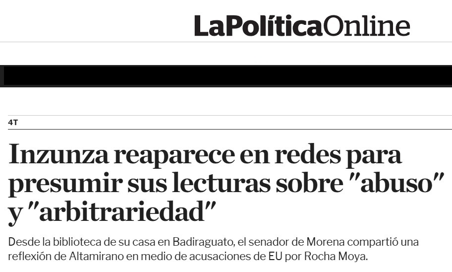 DobriFeder80403's tweet photo. CÓMO GANAR 130 MIL PESOS POR ESTAR EN TU CASA SIN HACER NADA
Sólo debes cumplir estos requisitos: ser de Morena y estar acusado de tener vínculos con el narco.
No cabe duda que Enrique Inzunza representa el éxito en este país, porque uno es pobre porque quiere. 
Sólo debes estar en el gobierno de Morena para ganar un dineral sin hacer nada, estar acusado de delitos y listo, el mismo "gobierno de la igualdad y la inclusión" te defenderá.
https://t.co/tsfmJBMiAx