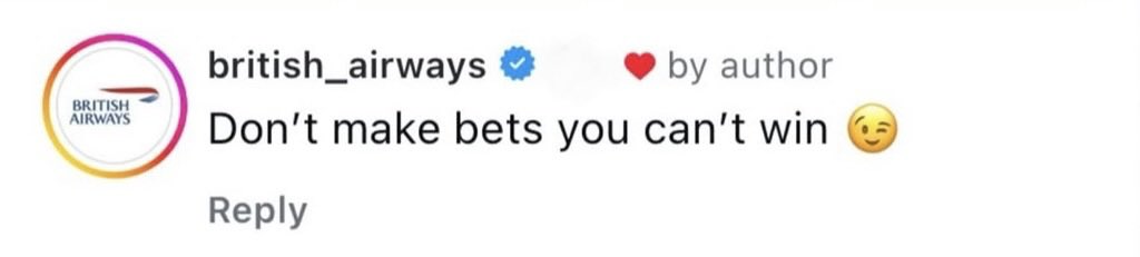 oscdots's tweet photo. Norwegian coming through with their bet with British Airways is so cute and their social media team get free tickets too 😂😂 https://t.co/pQemRGbh5i