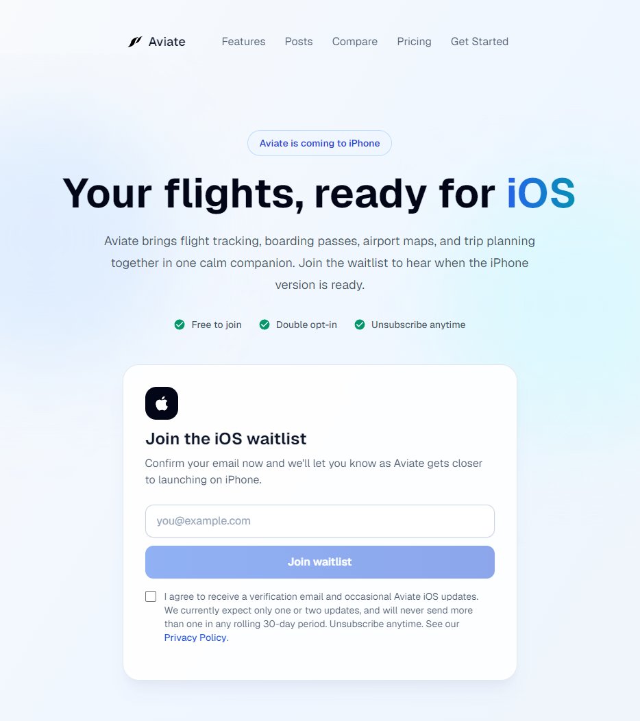 Aviate - Flight Companion tweet media