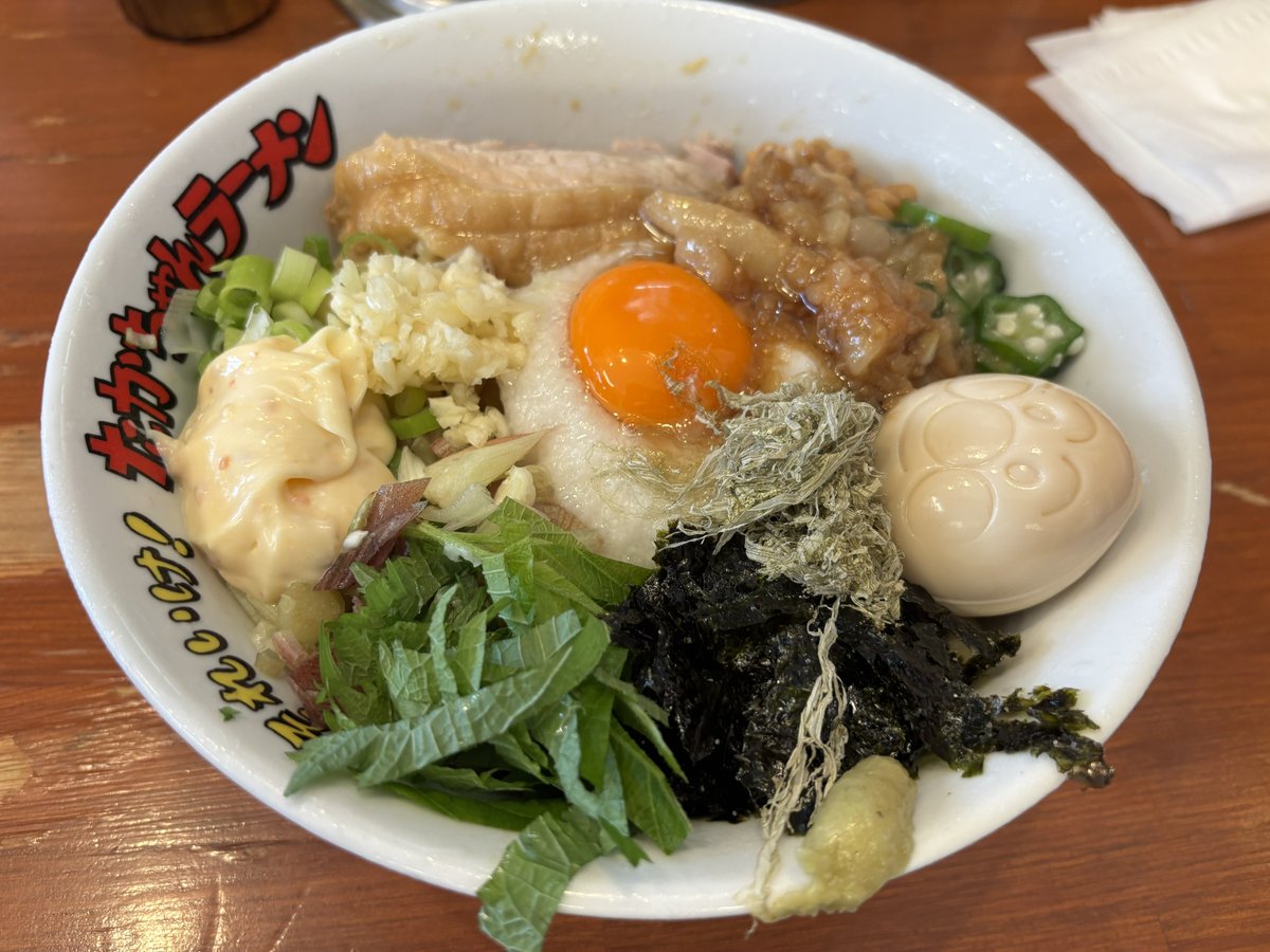 【訂正版】やきそばゴンちゃん☆　タワー それいけ！たかちゃんラーメン古河本店🍜 只今の限定 ウルトラ冷やし