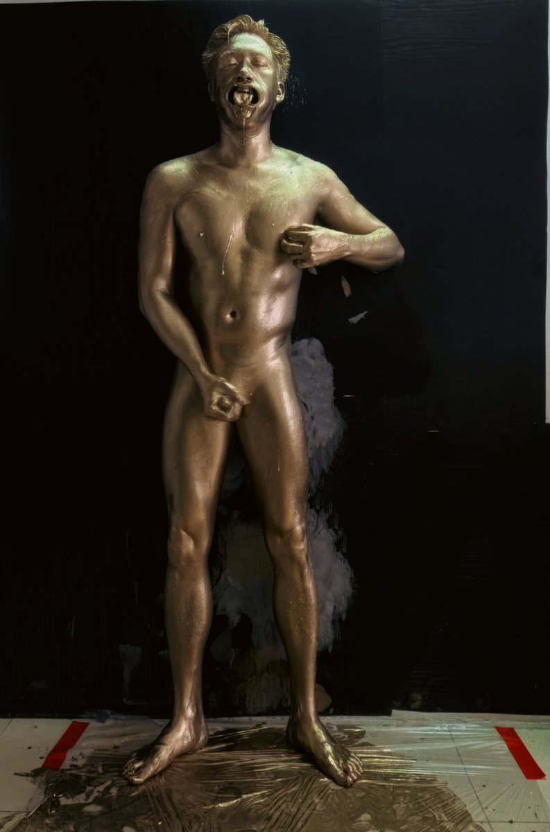 sm_nguyen's tweet photo. My body is covered in a layer of gold paint...The first time I poured it into my eyes.
It’s wild, alluring, and erotic!
#bodypanting #panting #gold #bdsm #boss #slave #SM https://t.co/8PyMlSbjG9