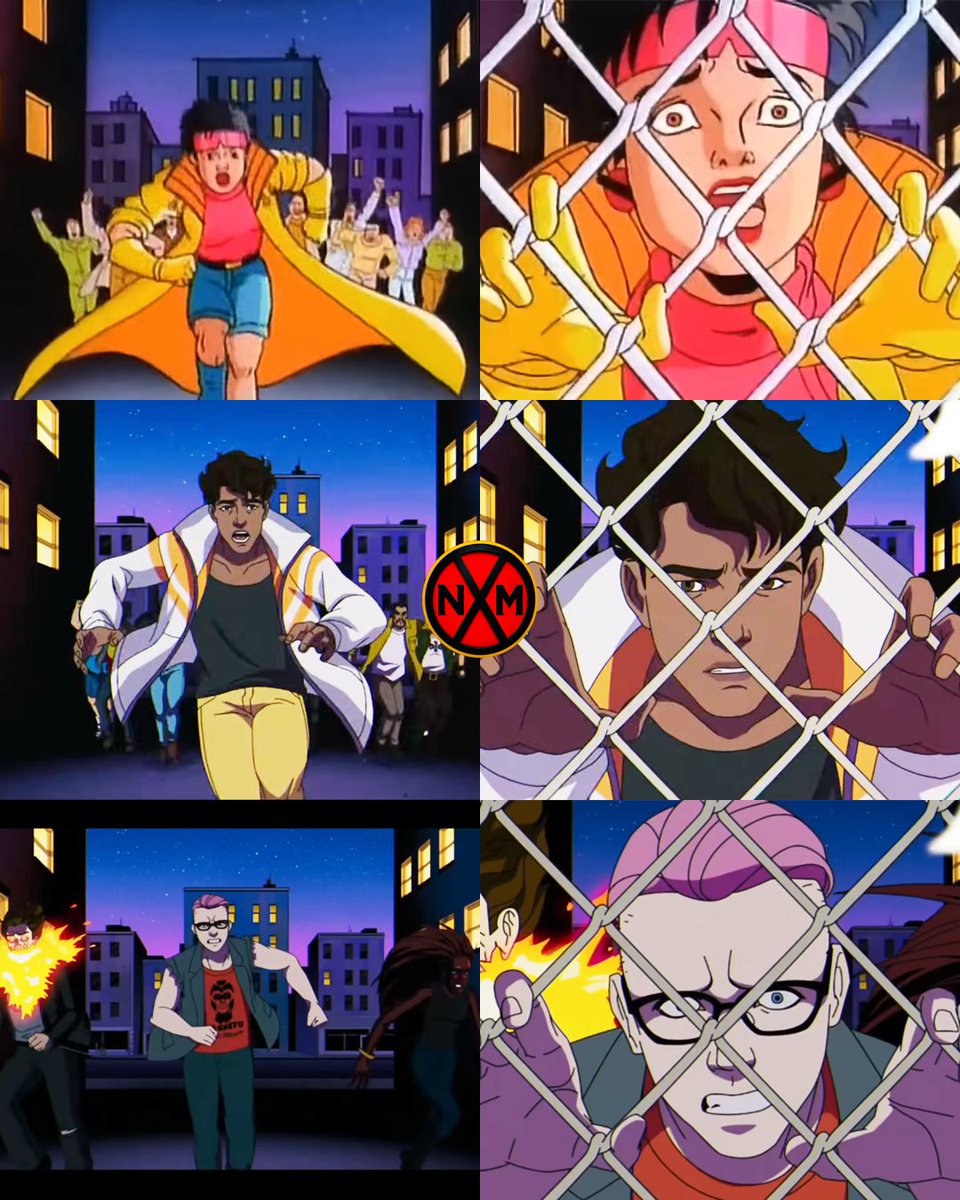 NexusMutante's tweet photo. mutantes perseguidos nas aberturas de #xmen97 https://t.co/rQrWL1owwo