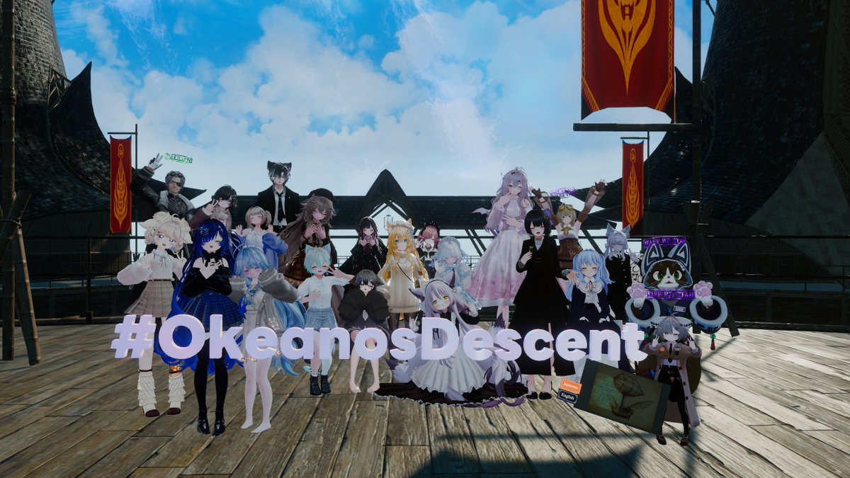PenguinVrc's tweet photo. 昨日は #VRC_Nadear の皆で #okeanosdescent に行ってきました～

楽しかった！！ https://t.co/ESKE5Kqcd7