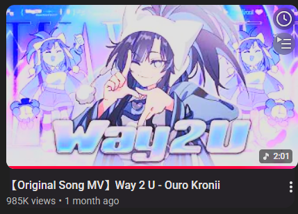 Pokeman517's tweet photo. Only 15k views left before Way 2 U hits a million views. C'mon guys we can get it there before the weekend's done https://t.co/7xzFh96nMn