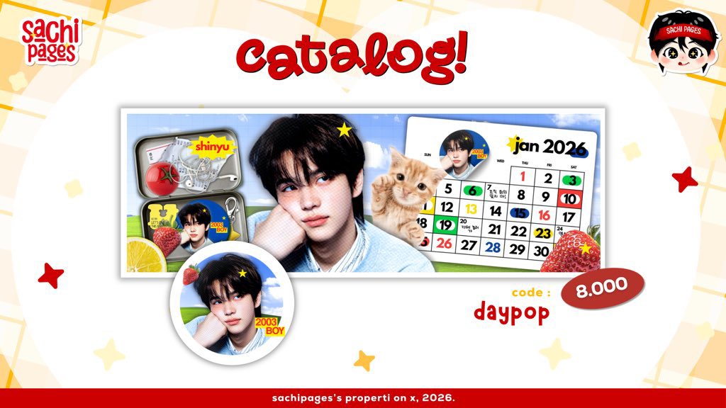sachipages's tweet photo. 𐔌🍟 𐦯   any interaction will be appreciated !

halo!   . .   aku  open  req  untuk  catalog  
layout  berikut  ini  (  >___ O  !! )  . .  form  
&amp;  tnc  ada  di -  bio  aku  ꒱ 📮  feel  free  
to  dm  me  if  you’r   interested  >___<  ! 

tags :: #bealanja https://t.co/dzQePWm0cr