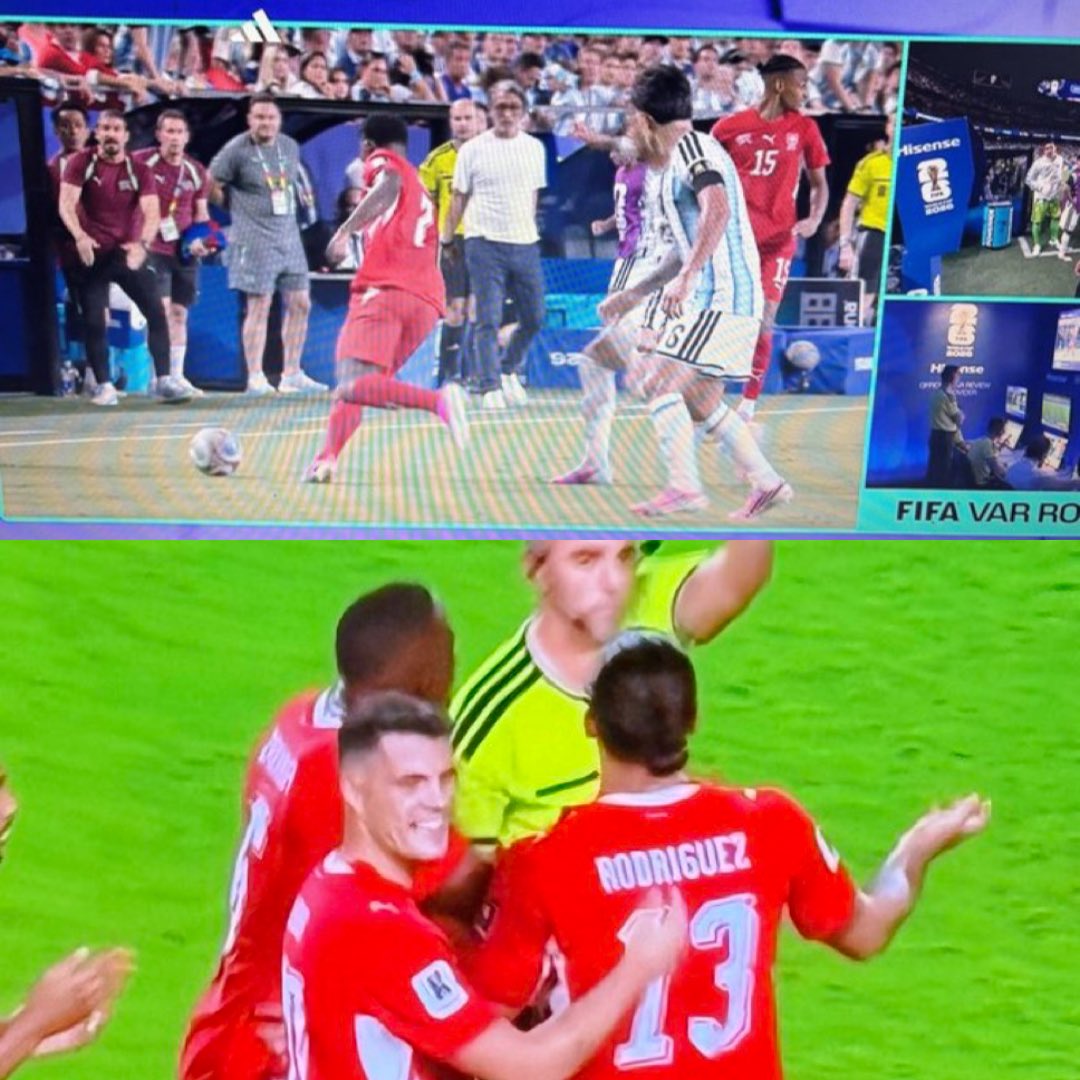 UTD_Seth001's tweet photo. 🚨Roy Keane on Breel Embolo’s second yellow card resulting to a send off against Argentina:

🗣️ “I don’t like it. I think it’s a very harsh way to change a World Cup quarter-final. If the referee believes it’s simulation, that’s his opinion, but we’ve watched this tournament and seen players go down under minimal contact plenty of times. Most referees wave play on and get on with the game.

This time it felt different. The incident received far more attention, and suddenly Switzerland are down to ten men. That’s the part I struggle with. If you’re going to send a player off for a second yellow, you need to be absolutely certain because you’re changing the entire match.

Switzerland had fought their way back into the game. They had momentum, they were asking Argentina questions, and then one decision swings everything back in Argentina’s favour. That’s why they’ll feel so frustrated.

For me, the issue isn’t only whether Embolo went down too easily. It’s consistency. If that’s the standard today, then it has to be the standard in every single match. You can’t punish one player for something you’ve ignored five or six times already in the tournament.

Footballers don’t expect perfection from referees, but they do expect consistency. When players, coaches and supporters leave talking more about officiating than the football, then something has gone wrong. Switzerland will feel this decision took the game away from them at a crucial moment.”