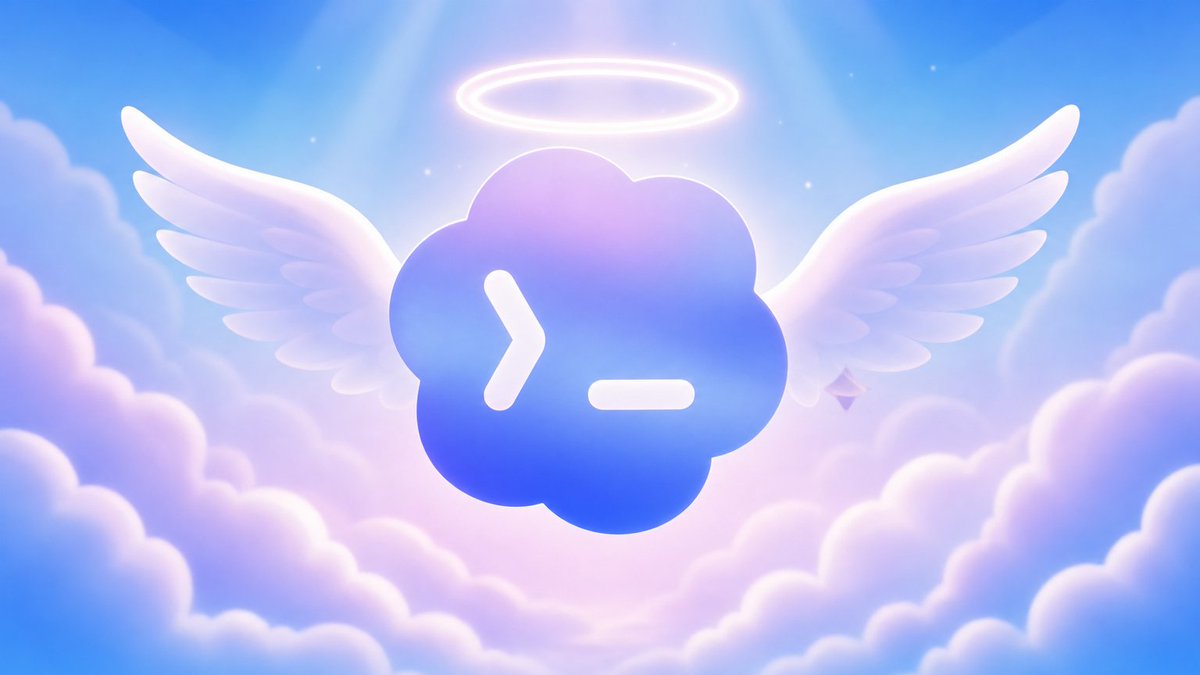 Angelic Cloud Terminal Icon