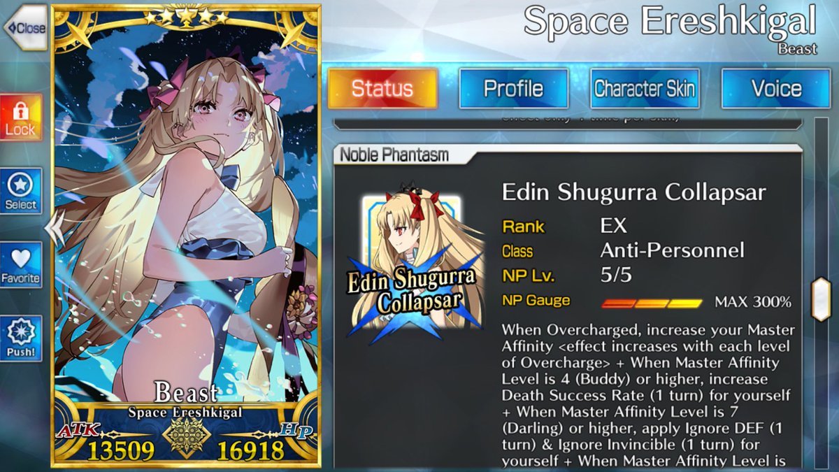 Cuno_F's tweet photo. A lot is happening this anniversary, one thing for sure. I’m glad I was able to get Space Eresh NP5! 
I leveled both Bartholomew and Space Ishtar to level 120 and my husband finally reached max bond ❤️🫶 
Couldn’t be happier
#FGO #FateGrandOrder https://t.co/RwDOxS3skI