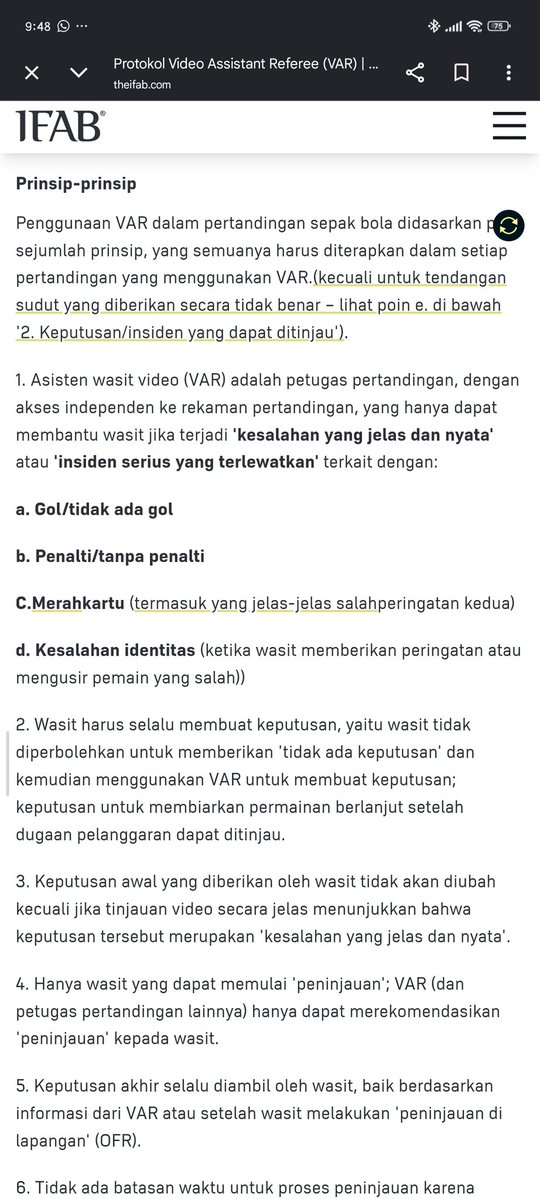 zustianda's tweet photo. @_brotosaurus @Pabloctpq @unmagnetism point D
kenapa di tinjau karena mengingat embolo sudah mengantongi kartu kuning di menit 44, apabila dia terbukti tidak diving ya ga bakal di kartu kuning kedua. tapi dia terbukti diving jadi ya kartu kuning kedua. https://t.co/6DDakQN4JP