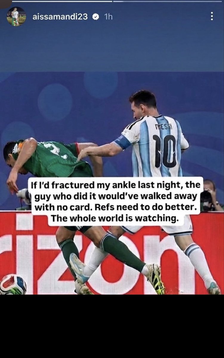 aSadBoa's tweet photo. @Cris10rellana Real ones know Argentina should’ve had a list of reds throughout this tournament then https://t.co/oUaAFljPU8