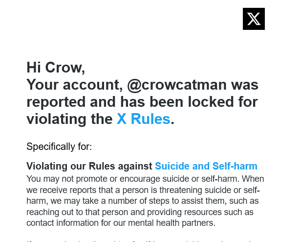 Crow tweet media