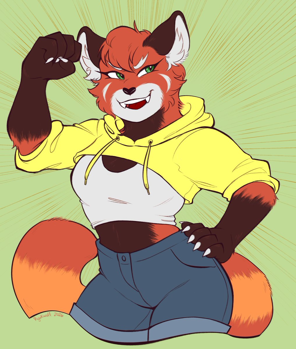 Ryukiwolf's tweet photo. Technically a revenge from last year, for GoodraGirly!
#artfight2026ㅤ https://t.co/9x5qfpr76r