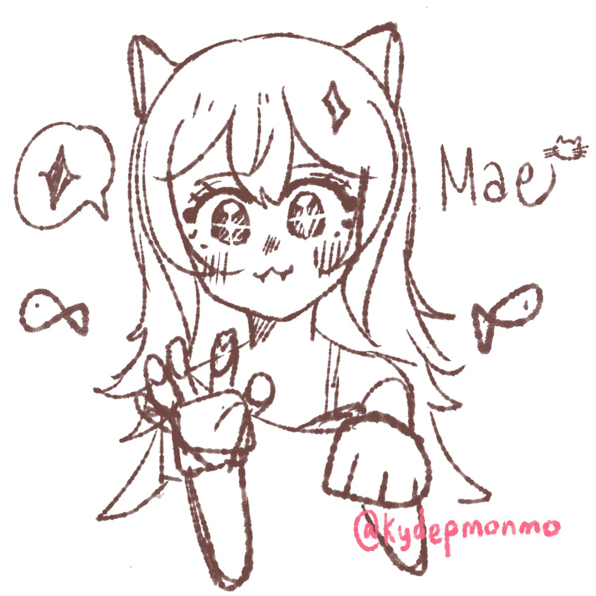 Kydepmonmo's tweet photo. Here's the quick doodle~ for @mawuyz @Drawgurtrtf @caydenisanidiot @artzeeplies 

I really love drawing them all, thank you for submitting them ><
#art #rkgk #doodle #artwork #artist https://t.co/bbkbz8AKqw