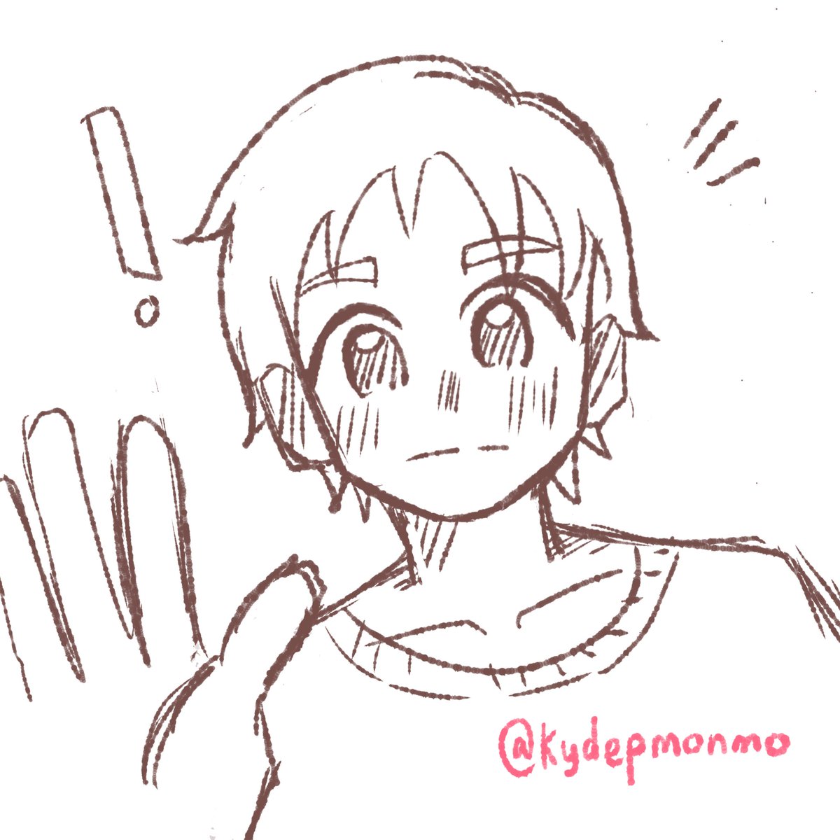 Kydepmonmo's tweet photo. Here's the quick doodle~ for @mawuyz @Drawgurtrtf @caydenisanidiot @artzeeplies 

I really love drawing them all, thank you for submitting them ><
#art #rkgk #doodle #artwork #artist https://t.co/bbkbz8AKqw