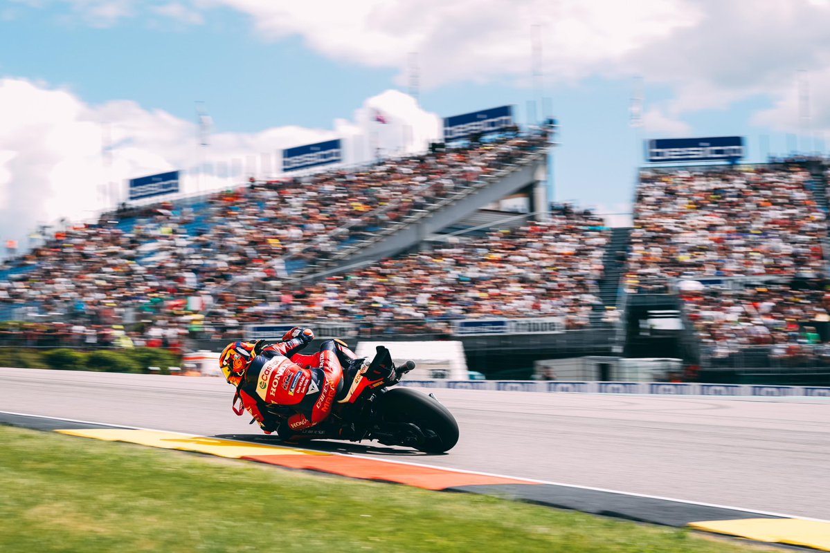 HRC_MotoGP's tweet photo. Aiming for more today...

#GermanGP 🇩🇪 https://t.co/CoC1rvKrCU