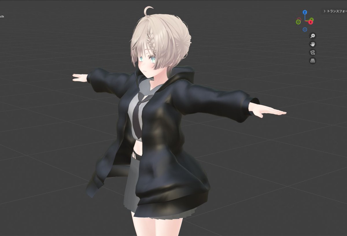 23M_RFT73's tweet photo. あれからほぼ毎日調整してた　一瞥してかわいいと思えるシルエットって案外難しいなと感じた　でも納得いくまで悩んだから、次作るときはもうgdらんわ　厚みとかは明日の俺がどうにかしてくれる https://t.co/br1jr3FbFc
