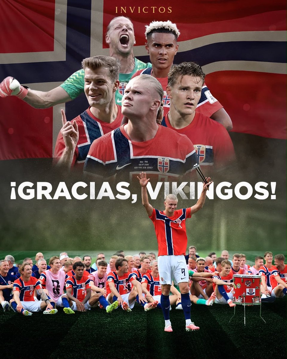 iVizard's tweet photo. Este mundial se lo lleva Noruega 🇳🇴 y E.B. Haaland… le duela a quien le duela.

#Noruega #Norway #HaalandTheKingViking https://t.co/UtkMYZGoTb