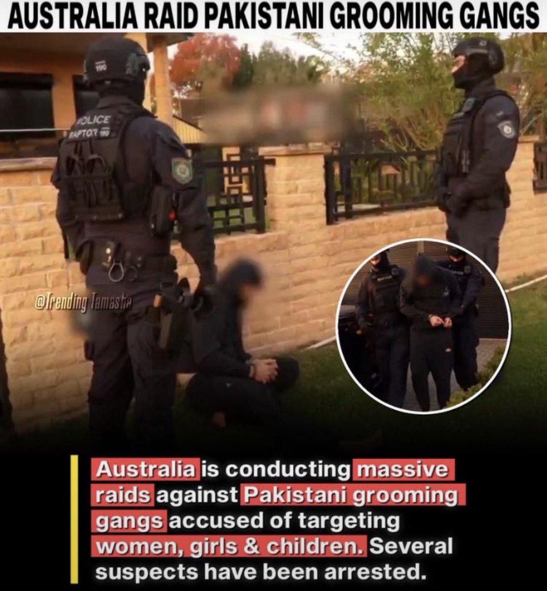 TruthFairy131's tweet photo. Did Aussies really think this wasn’t happening here too? 

250,000 young native White girls groomed, tortured, raped & many killed by Muslim Rape Gangs in the UK.

This is what they do & have done for 1,400 years to our girls & women.

This has also been happening in Australia for decades too.

This is what sparked the Cronulla Riots.

Just like in the UK, our Government & Media covers it up.

How many young girls & women are you willing to sacrifice for diversity?