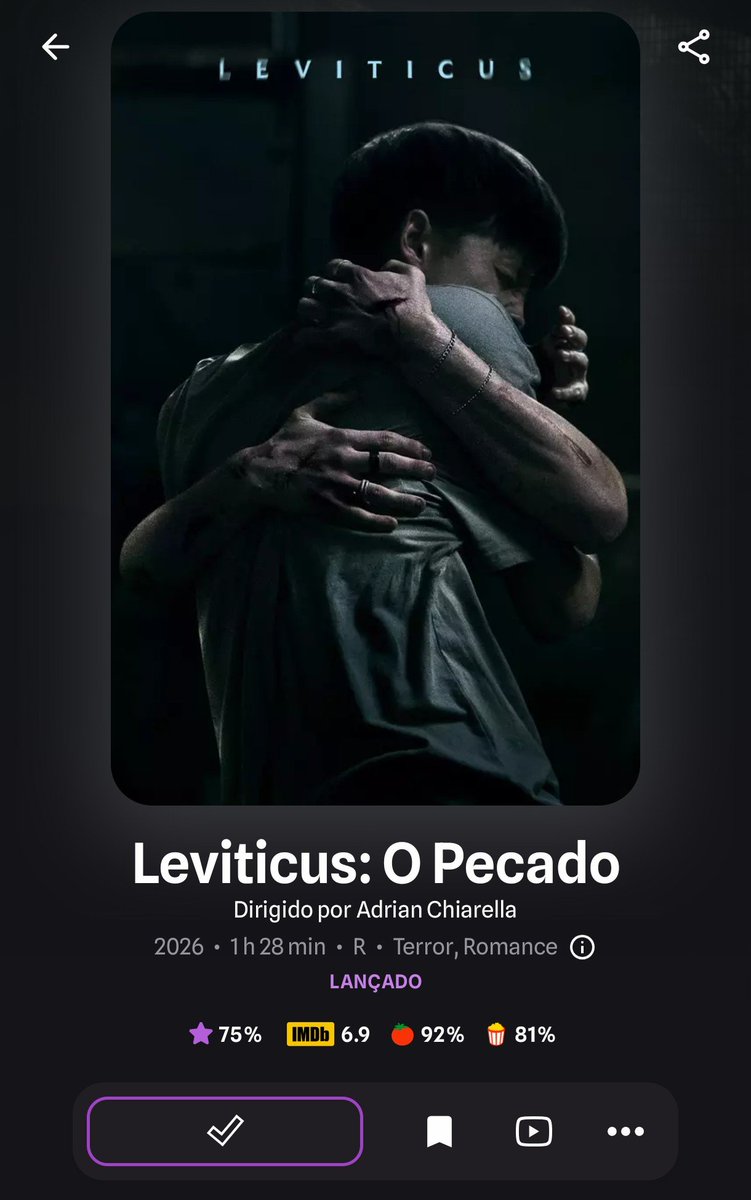 essaveneravel's tweet photo. Acabei de assitir Leviticus e é isso mesmo que falaram bbs... Mais do 90% de aprovação da crítica e pra mim o melhor filme de terror até agora. pisa e muito em obsessão https://t.co/elLXLH671X