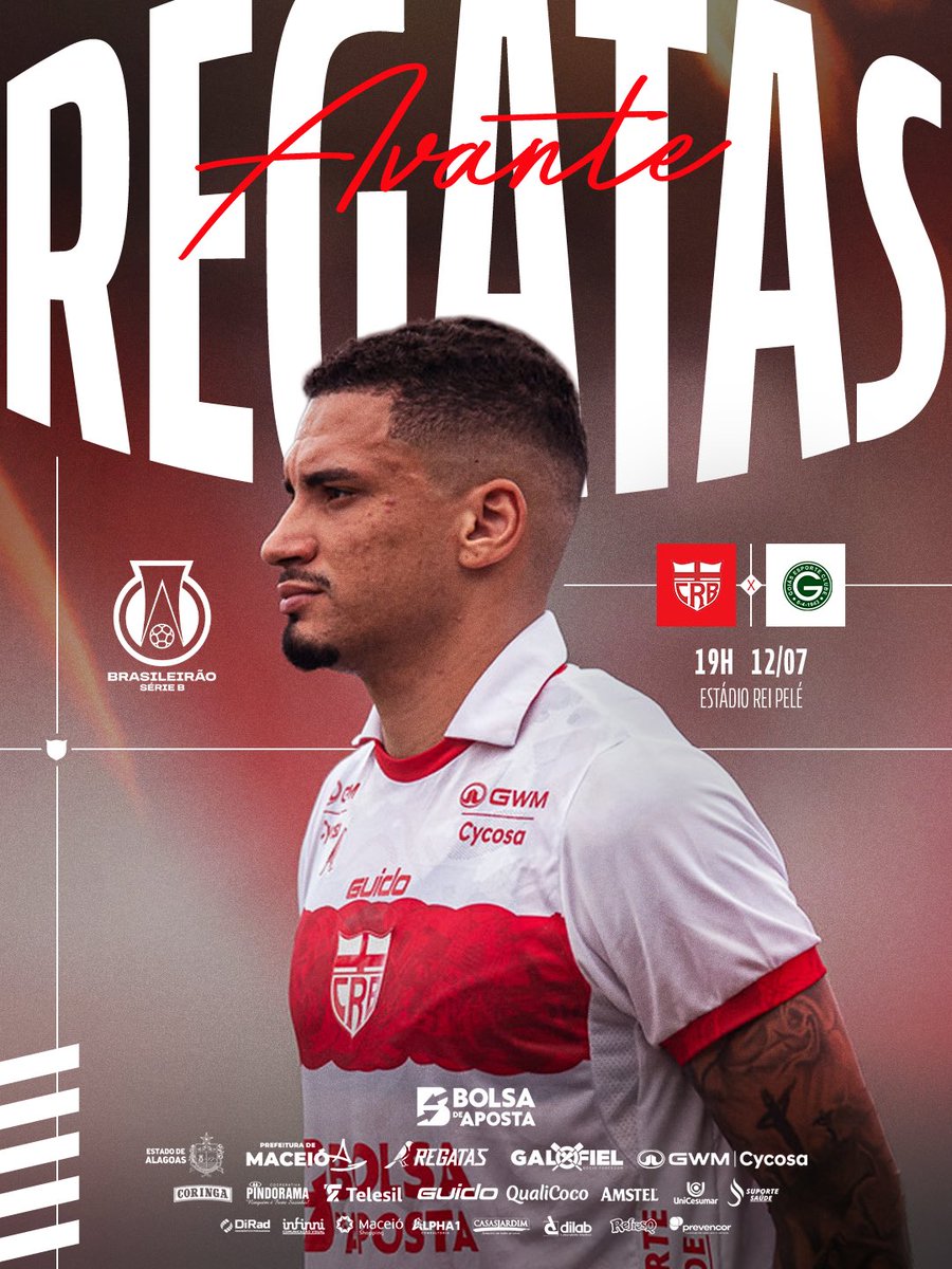 CRBoficial's tweet photo. É DIA DE GALO DE CAMPINA NO TRAPICHÃO! VAMOS EM BUSCA DA VITÓRIA! 🏴󠁧󠁢󠁥󠁮󠁧󠁿🏴󠁧󠁢󠁥󠁮󠁧󠁿🏴󠁧󠁢󠁥󠁮󠁧󠁿

🆚 Goiás
🏆 Campeonato Brasileiro Série B
⚔️ 17ª rodada
⏰ 19h
🏟️ Estádio Rei Pelé
📺 Disney+, SportyNet e XSports https://t.co/mwC9S7Aum1