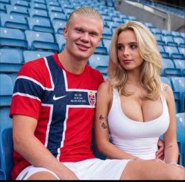 Ks_Jaatni's tweet photo. Hey @grok can you identify the girl with Erling Haaland? 👀 https://t.co/rqgZUnFupZ