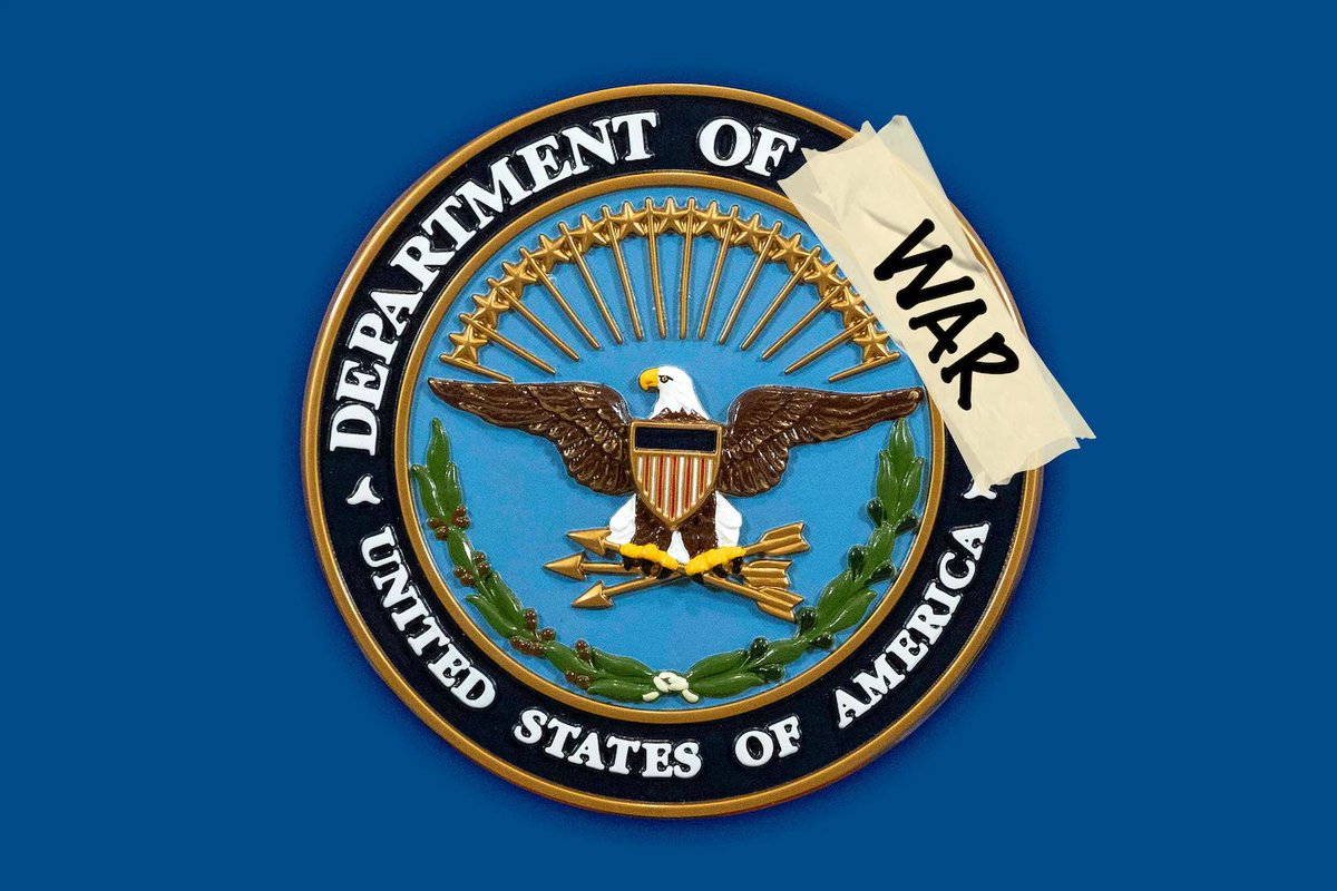 ScottWayne's tweet photo. @NewsNation Was there a Glitch in Reality? When did Congress agree to Violate a Worldwide Agreement &amp; Commitment to Peace made in the Ashes of WW2, &amp; change the Department of Defense name, Back to the Department of War? https://t.co/7oQDSiU2YD
