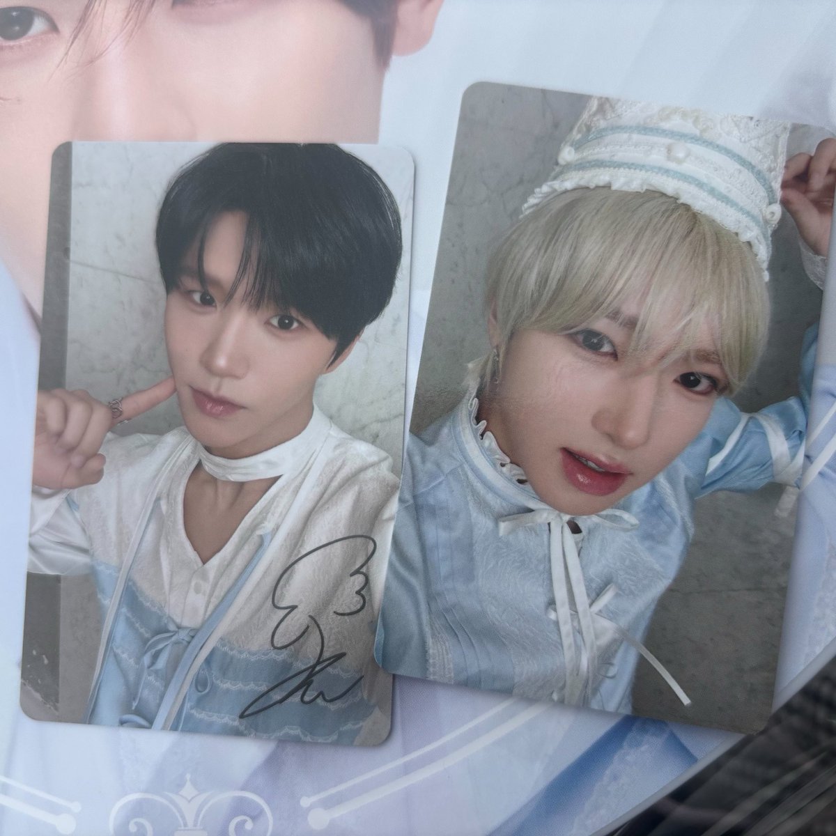0101rnrn23's tweet photo. NCT WISH NCTWISH ウィシ　トレカ　交換　購入特典　6000円　ファンミーティング ペンミ

譲　ジェヒ(サイン��り)、サクヤ(サインなし)
求 シオン

現地または郵送にて交換していただける方いらっしゃいましたらご連絡お願いいたします。 https://t.co/4woURbWXox