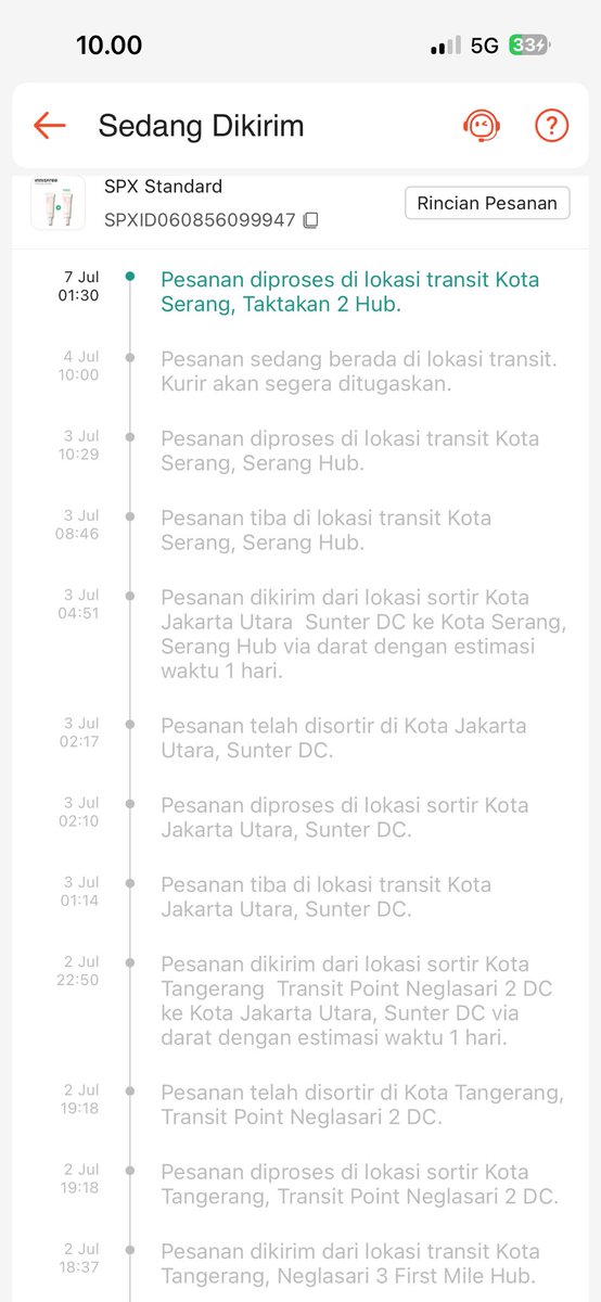 vr22y's tweet photo. @ShopeeID ini stuck dr jaman jebrot gmn nih??? https://t.co/jjCqwbqZEn