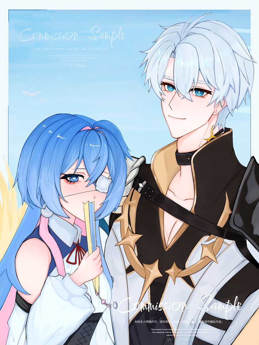 Jkl13Y95051's tweet photo. Here's what 20 hours of work looks like. 
————————————————

#yume #OCㅤㅤ #hsr #phainonhsr #ibispaintx https://t.co/FhibP7Isea
