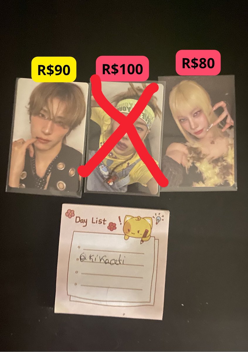 Kikaceti's tweet photo. VENDA/VENDO. Xlov photocards (Rui &amp; Haru)

- Rui Special Pack I, God R$80
- Haru I WILL R$ 90 

+ frete que devera ser calculado pelo superfrete

Feedbacks fixados no meu perfil https://t.co/QXpw008Bgd