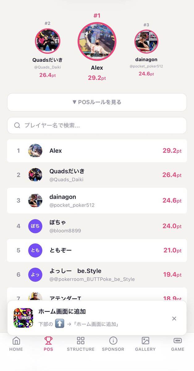 Quads_Daiki's tweet photo. 今朝時点でまだPOSランキング2位！
そのまま抜けてほしい😭 https://t.co/A883wU6WlP