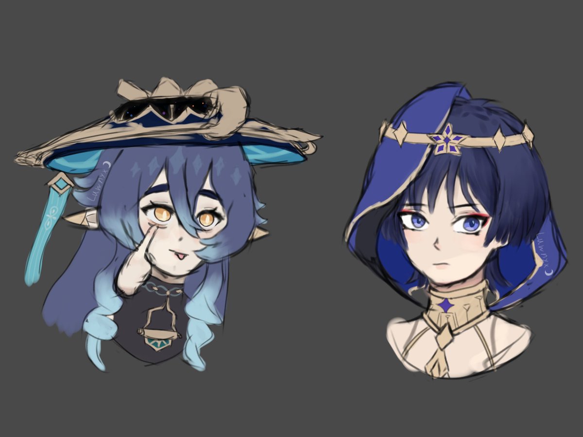 LuLuwaWay's tweet photo. Some doodles 🌀💫
#GenshinImpact #layla #wanderer #scaralayla https://t.co/tZRlqaDWqp