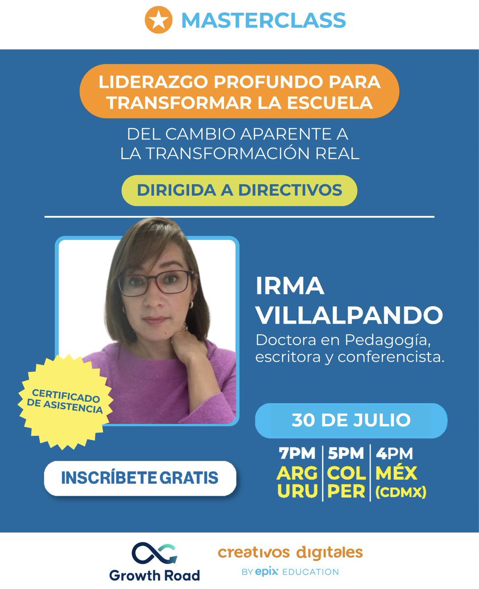 Irma_vh's tweet photo. ¡Todos invitados!

Aquí pueden inscribirse:

https://t.co/LrHwxSBZ2Z https://t.co/EB34y0a5dR
