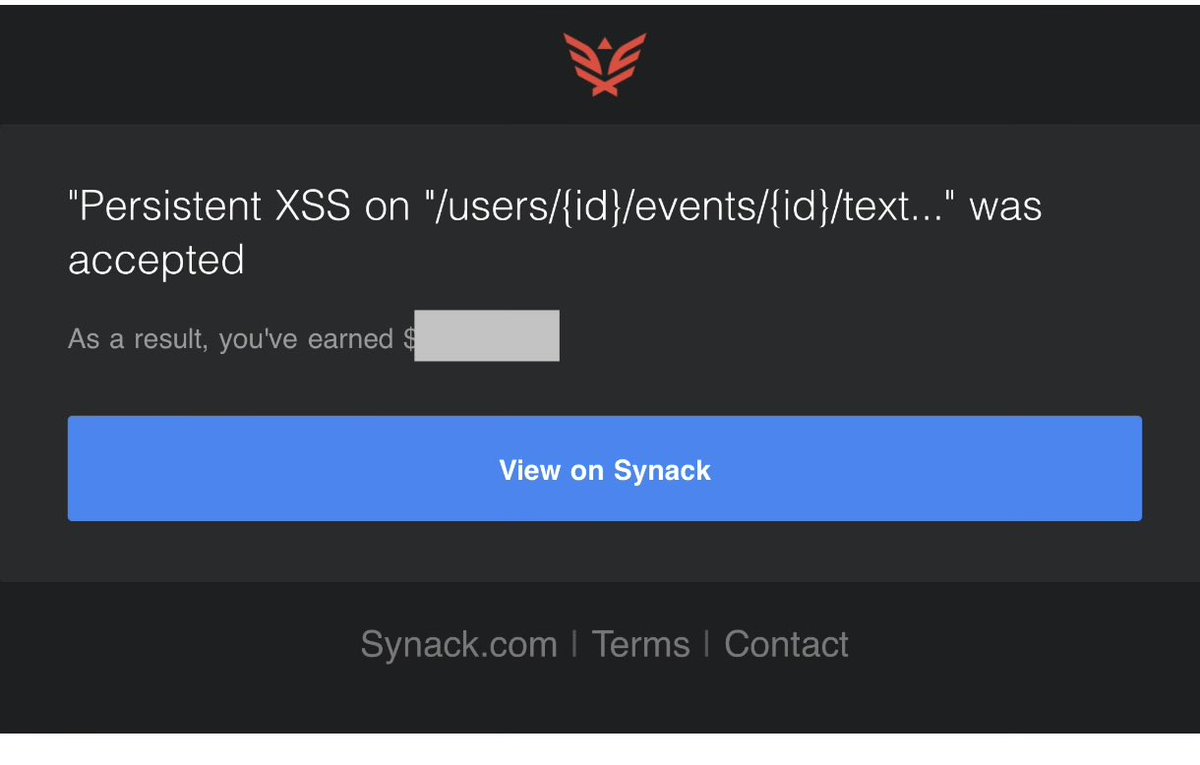 Hunter_Huzaifa_'s tweet photo. Hat trick on Synack 🎯 — 3 Stored XSS vulnerabilities found, reported, and accepted. Persistence really does pay off.
#BugBounty #CyberSecurity #Synack #XSS #EthicalHacking #InfoSec #PenetrationTesting #SecurityResearch #RedTeam #WebSecurity https://t.co/5fBaaz9bOJ