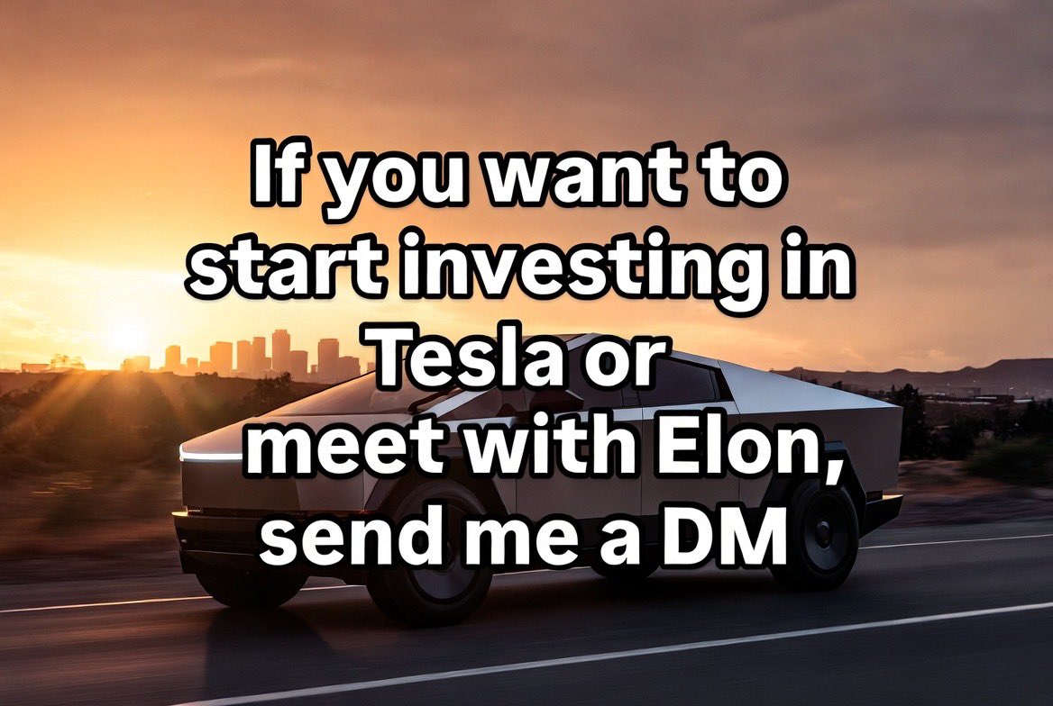MatthewWalts's tweet photo. Let’s connect and make it happen. Drop a message now 👇
#Tesla #Investing #ElonMusk #DMMe #TeslaInvesting https://t.co/CCGkZ5RQj8