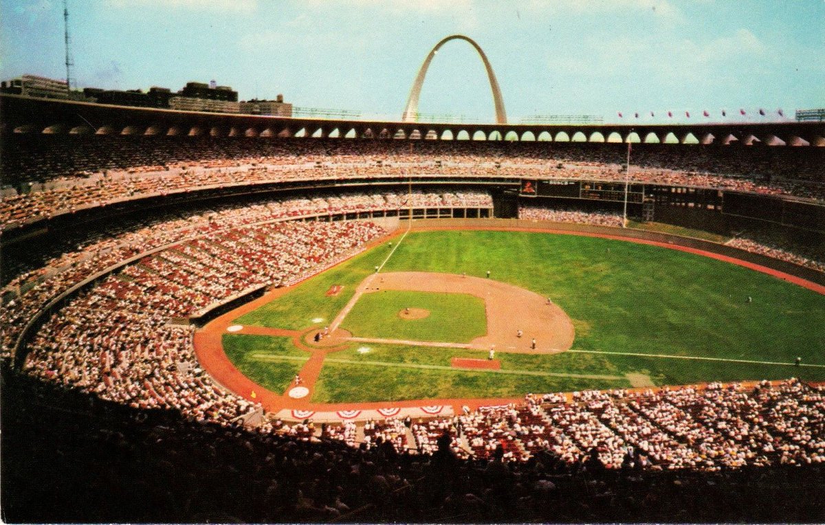 AugieNash's tweet photo. ** A THREAD ** 

#OTD 1966 - The Cardinals host the 37th All-Star game at Busch Memorial Stadium.

Attendance: 49,936
Time: 2 hours 19 minutes
Game time temperature: 103 degrees
Feels like temperature on the field: 120 degrees+
150+: People treated for heat exhaustion 
10 Innings

NL - 2 
AL - 1

#STLCards