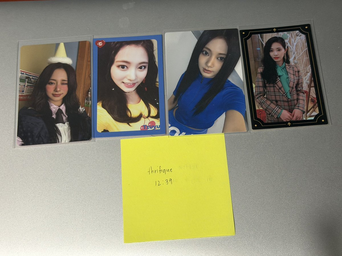 thrifique's tweet photo. one down! bentahan nyo na ako pls 🥹 dms are open for offers ^^

wtb lfs twice tzuyu tsgo the story goes on photocard https://t.co/o8B8SB6A6i