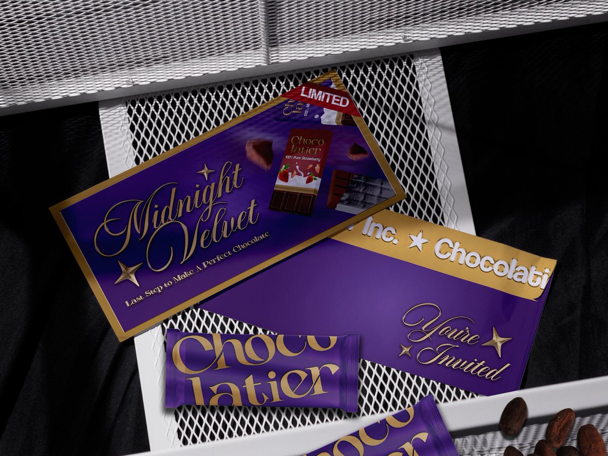 ChocolateirInc's tweet photo. The curtain draws back to reveal what has been waiting behind the scenes. They call it 𝗠𝗶𝗱𝗻𝗶𝗴𝗵𝘁 𝗩𝗲𝗹𝘃𝗲𝘁, the one that finds you in your final moments and wraps itself like a feeling you cannot name. It dresses you in longing, until time itself carries you back. https://t.co/oYTvFKadpO