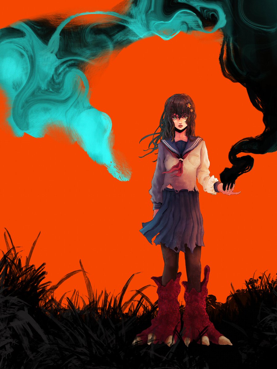 Lettuce0226's tweet photo. 「hallucination」
#illustrationㅤ
#絵描きさんと繋がりたい https://t.co/0qftaLPeJn