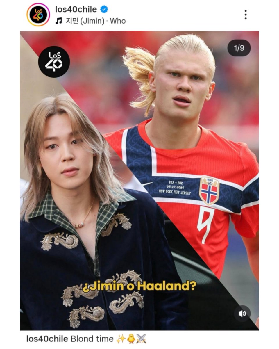 JIMIN_RECORD13's tweet photo. Los40 Chile 인스타그램 공식계정

"Blond time ✨️🐥⚔️"

➡️ https://t.co/iuTcjb5Y8p

JIMIN JIMIN 
#JIMIN #지민 #ParkJimin https://t.co/2P380ZhQpG