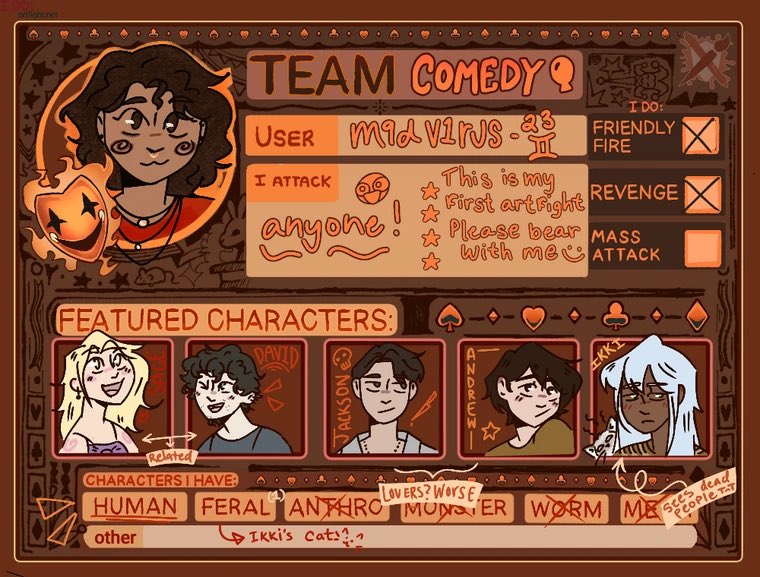 kittchenpanic's tweet photo. @meowlodiiii You seem to have enough tragedy users heres my card anyway LOL But I’ve some friends on the other teams !! Them + theo_sxcks (they never made a card 😭) https://t.co/tDqvNGtrKE