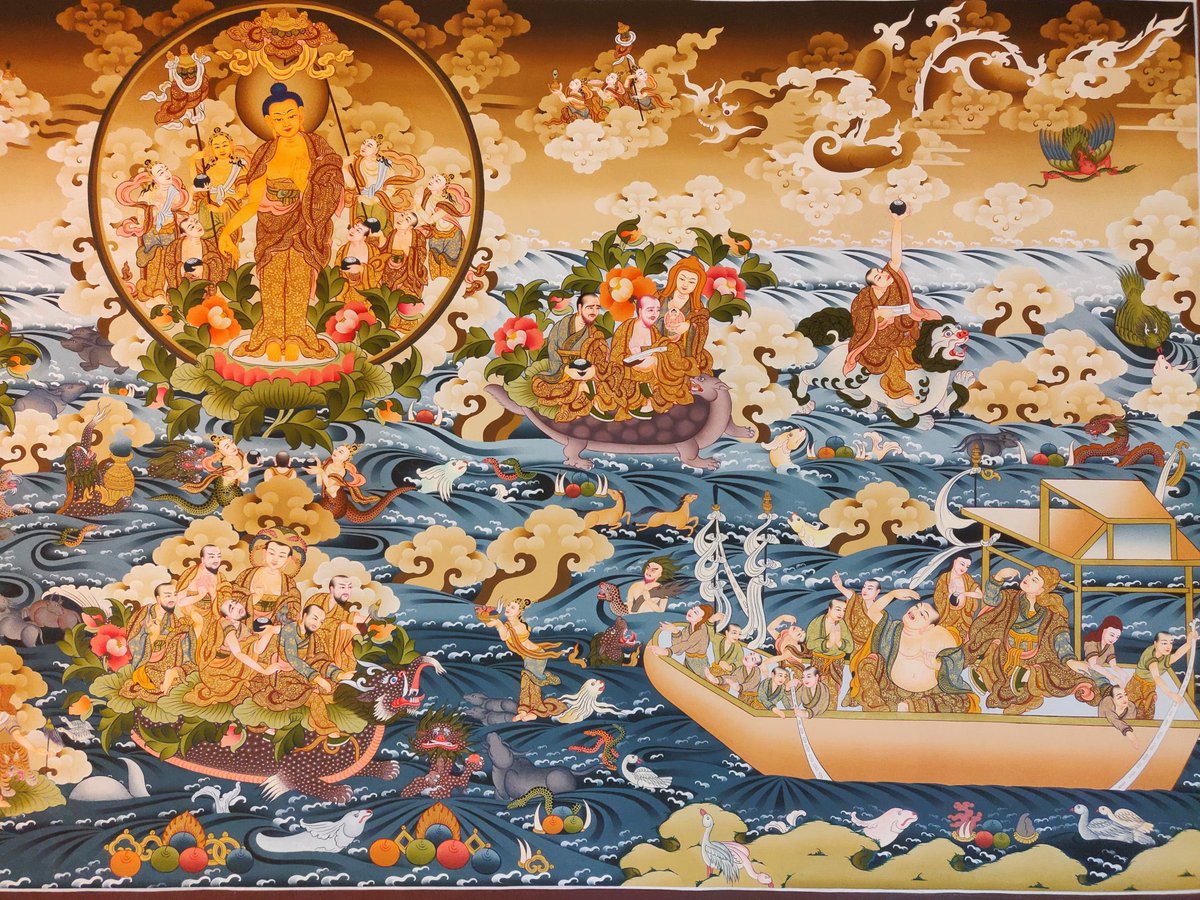 ChefOmiwan1804's tweet photo. El que posee sabiduría viaja en un barco seguro para cruzar el océano del nacimiento y la muerte. La sabiduría es una lámpara en la oscuridad de la ignorancia.
#Dharma #Buda #Budismo #TodoEsDharma #BudismoVivo https://t.co/u3Cds266xp