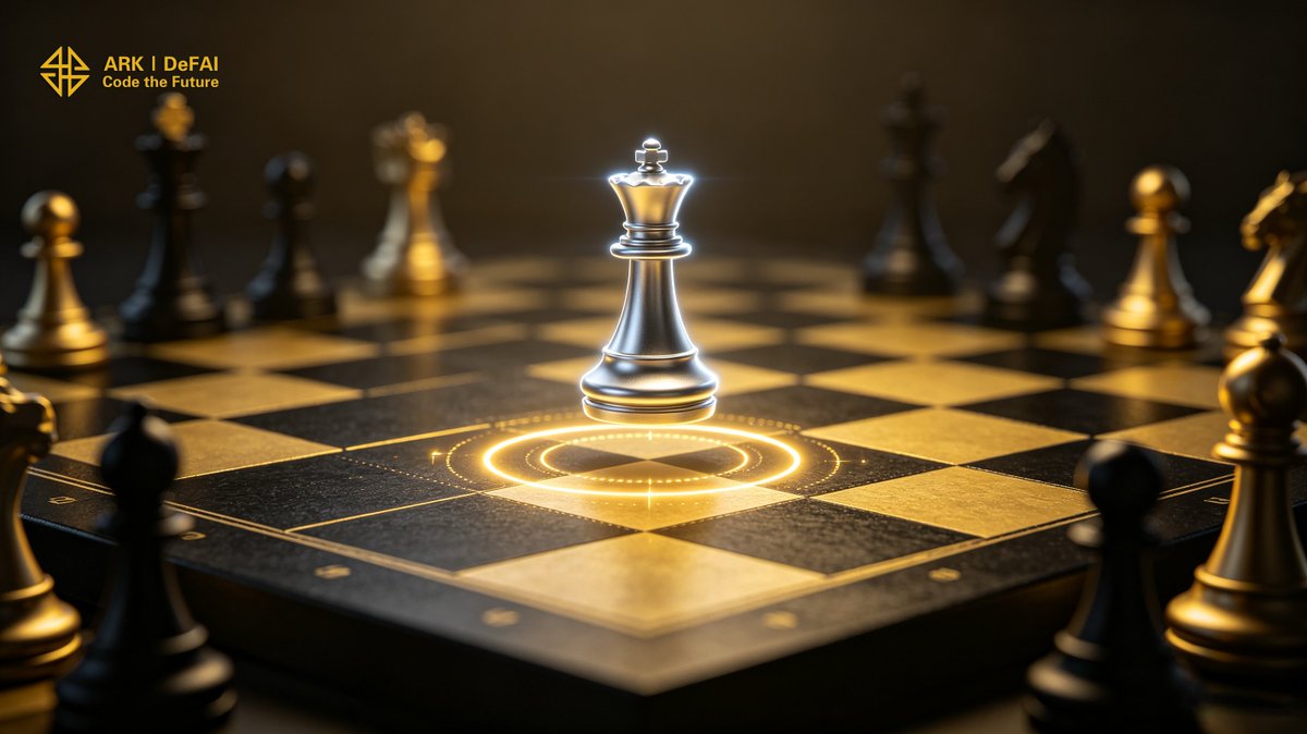 arkv3official's tweet photo. The next move matters.

With Arkie AI App, ARK users can turn strategy into action and use AI Agents to make smarter moves across daily tasks and Web3.

Think ahead.
Move with purpose.
Build to win.
The future of DeFAI belongs to those ready to play the long game. https://t.co/Ta6yM0Aasf