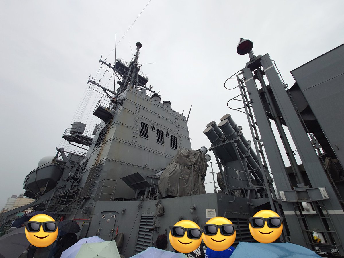 amacoa114's tweet photo. 雷鳴、小名浜に轟く。
【護衛艦いかづち】小名浜港一般公開乗艦記念（2026/07/11）

本日未明、いわきでは本当に雷が鳴ったんですよ。運命的ですね https://t.co/KN6nFaDFUT