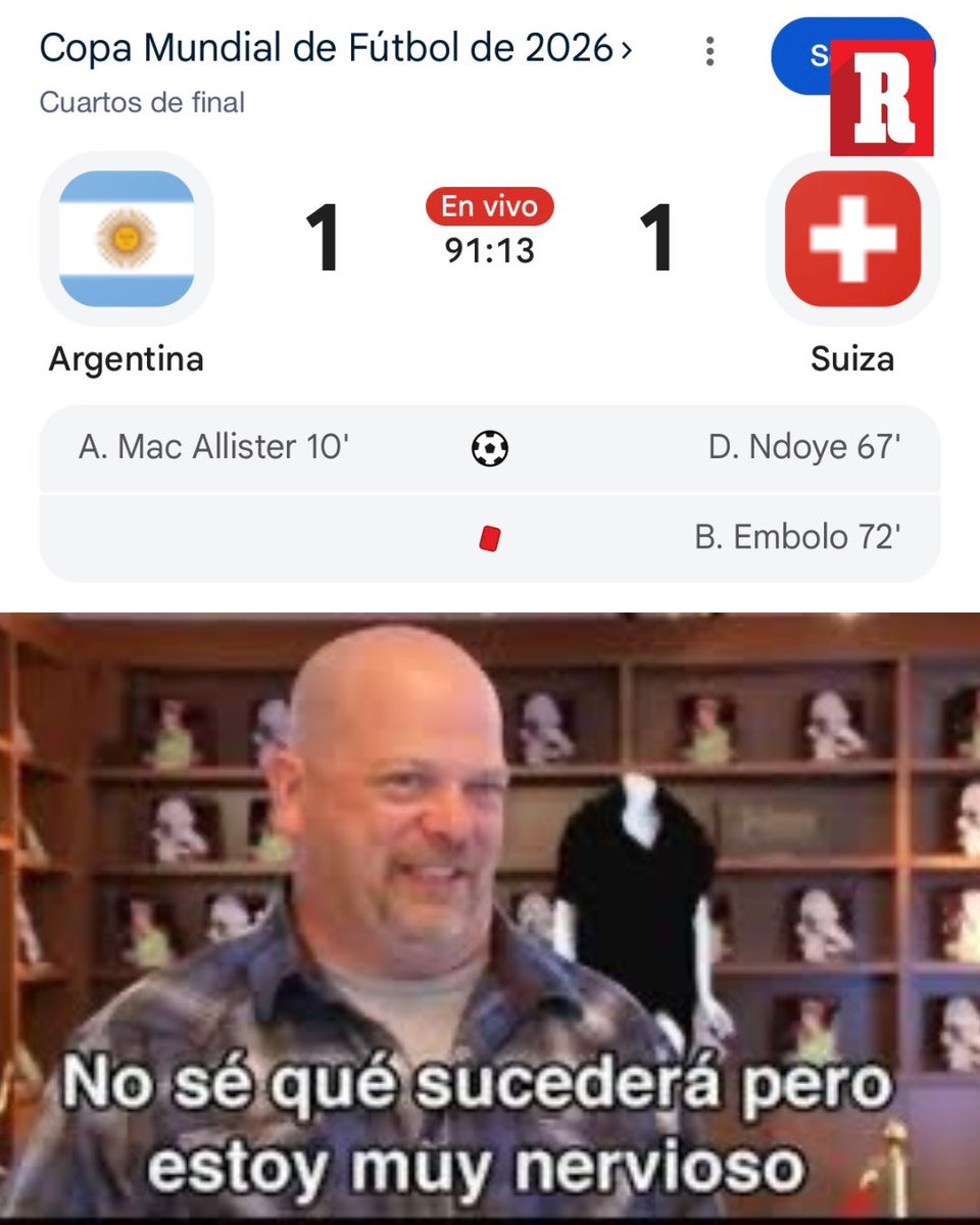 record_mexico's tweet photo. ¡ESTO SE VA AL ALARGUE SEÑORES! 😨

Argentina ha sufrido en cada partido de eliminatoria. https://t.co/jonCnaTv1E