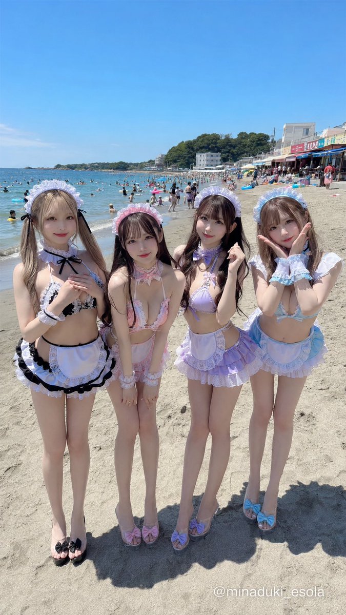 minaduki_esola's tweet photo. 梅雨も明けたし、出張メイドサービスはいかがですか？？ https://t.co/9EAdhdIMWr