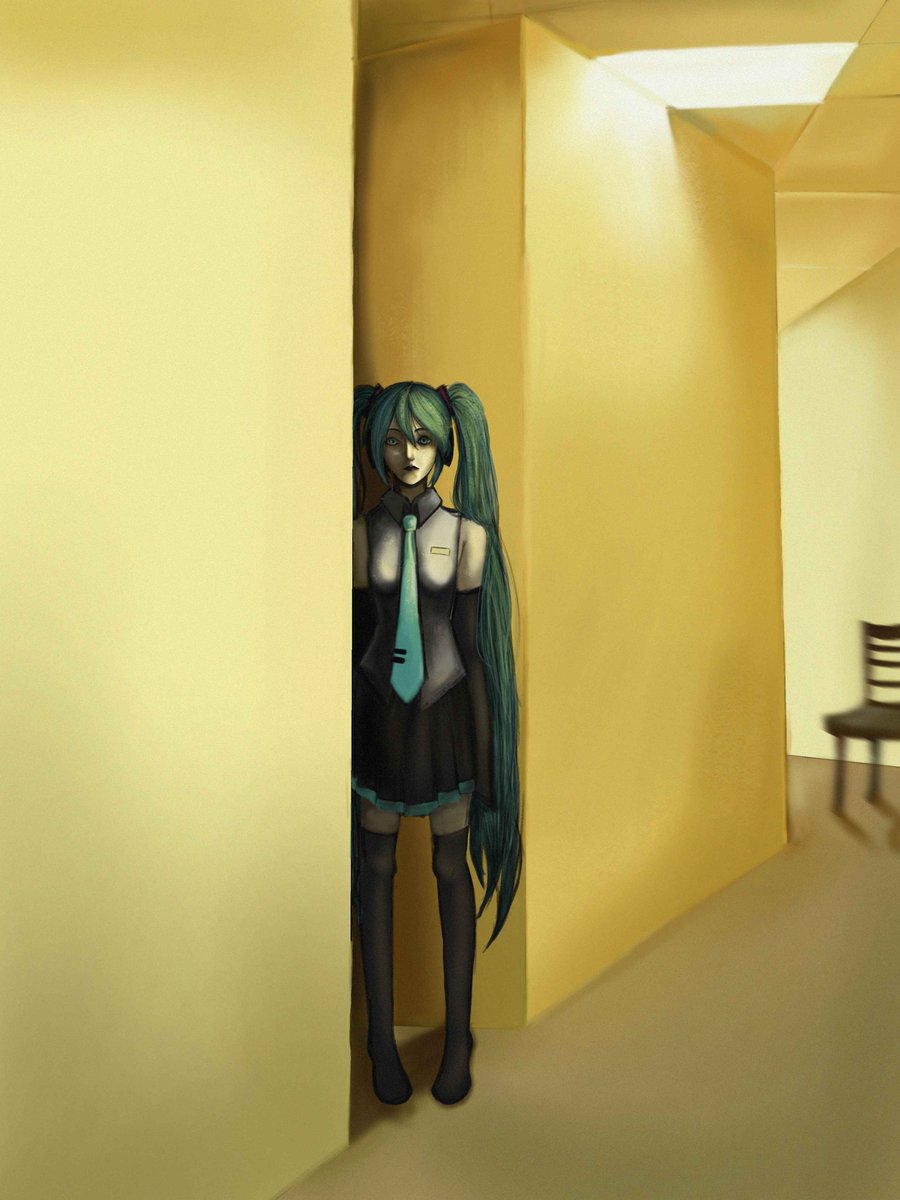 Lucilucifrr's tweet photo. Teto: where are we?

#backrooms #hatsunemiku #fanart https://t.co/dNrARsQWMt